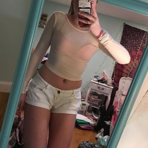 Urban Outfitters Salmon Crop Top!!